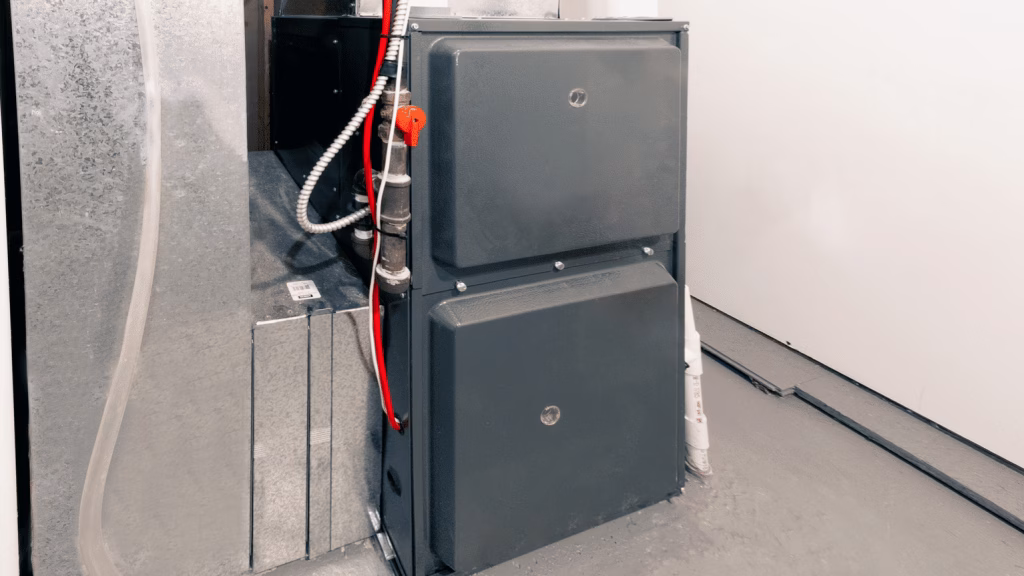 furnace located in home basement